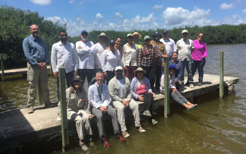 2017 K-STEP teacher training group at West Lake, Everglades National Park